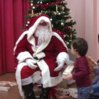 et on a enfin rencontré PAPA NOEL